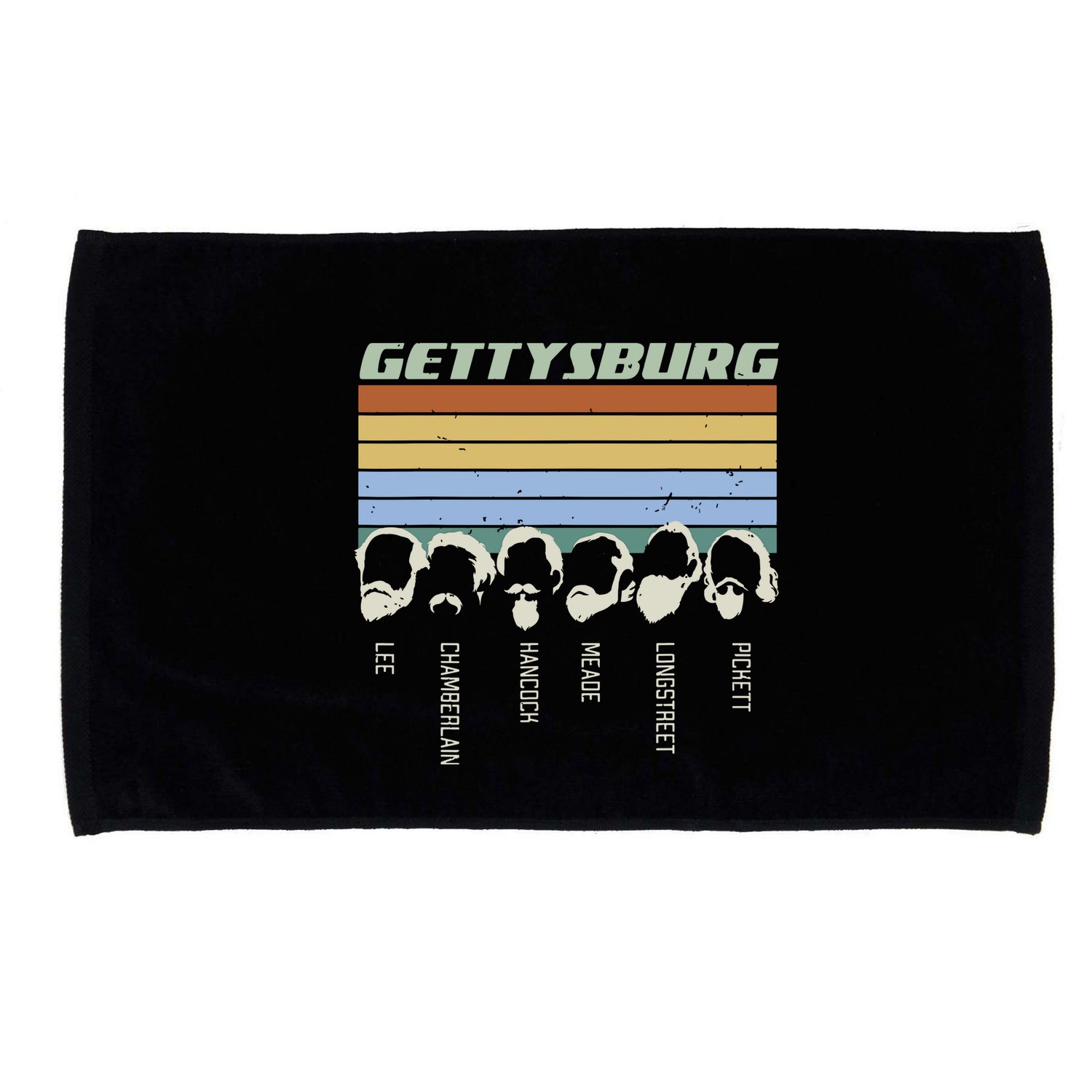 Civil Wars Beards Gettysburg Beard Gift Old School Microfiber Hand Towel