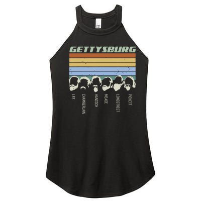 Civil Wars Beards Gettysburg Beard Gift Old School Women's Perfect Tri Rocker Tank