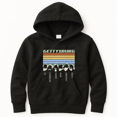 Civil Wars Beards Gettysburg Beard Gift Old School Kids Hoodie