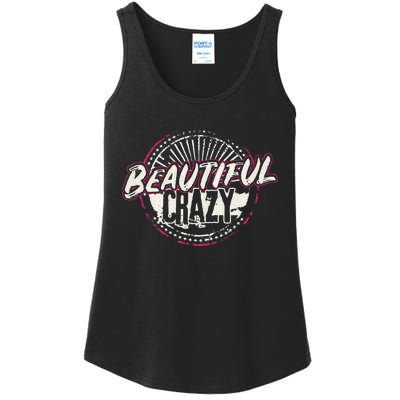 Crazy Women Beautiful Country Music Ladies Essential Tank