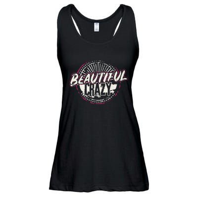 Crazy Women Beautiful Country Music Ladies Essential Flowy Tank