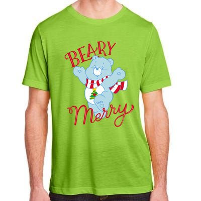 Christmas Wishes Bear Is Beary Merry Adult ChromaSoft Performance T-Shirt