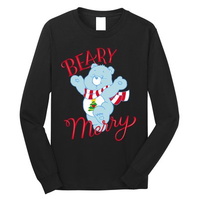 Christmas Wishes Bear Is Beary Merry Long Sleeve Shirt