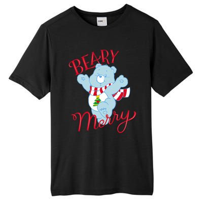 Christmas Wishes Bear Is Beary Merry Tall Fusion ChromaSoft Performance T-Shirt