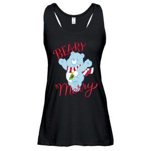 Christmas Wishes Bear Is Beary Merry Ladies Essential Flowy Tank