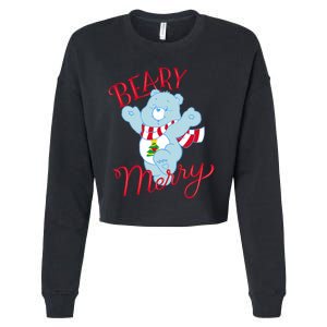 Christmas Wishes Bear Is Beary Merry Cropped Pullover Crew