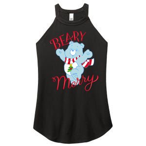 Christmas Wishes Bear Is Beary Merry Women's Perfect Tri Rocker Tank