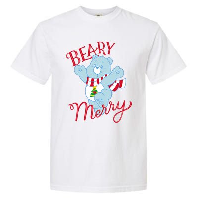 Christmas Wishes Bear Is Beary Merry Garment-Dyed Heavyweight T-Shirt