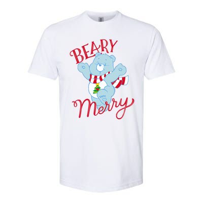 Christmas Wishes Bear Is Beary Merry Softstyle® CVC T-Shirt