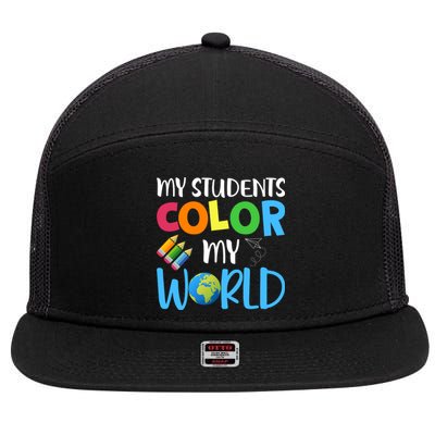 Color World Back To School 7 Panel Mesh Trucker Snapback Hat