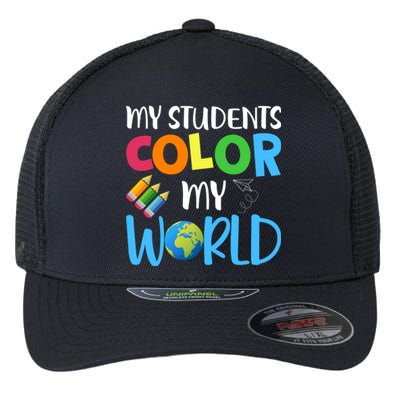 Color World Back To School Flexfit Unipanel Trucker Cap