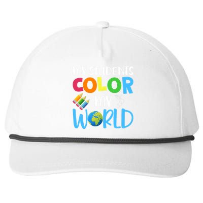 Color World Back To School Snapback Five-Panel Rope Hat