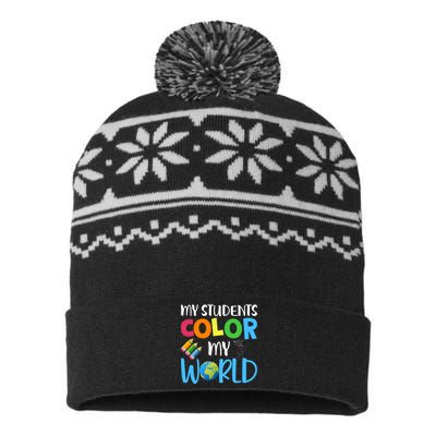 Color World Back To School USA-Made Snowflake Beanie