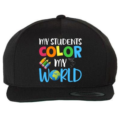 Color World Back To School Wool Snapback Cap