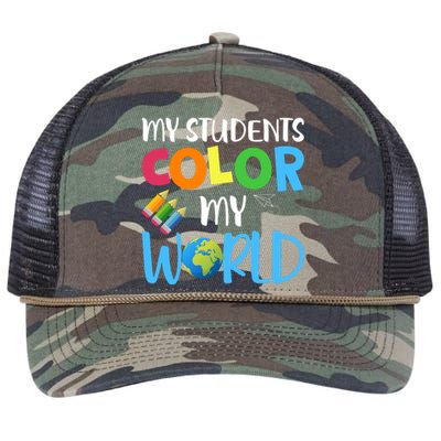 Color World Back To School Retro Rope Trucker Hat Cap