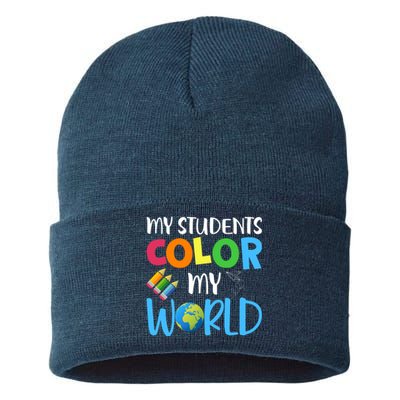 Color World Back To School Sustainable Knit Beanie