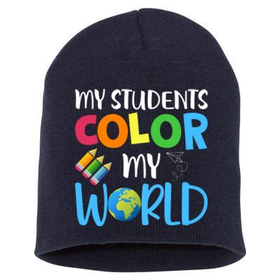 Color World Back To School Short Acrylic Beanie