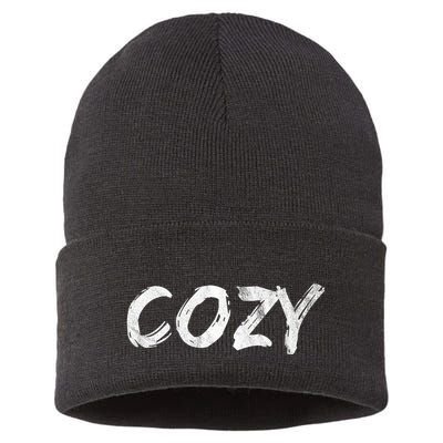 Cozy Word Sustainable Knit Beanie