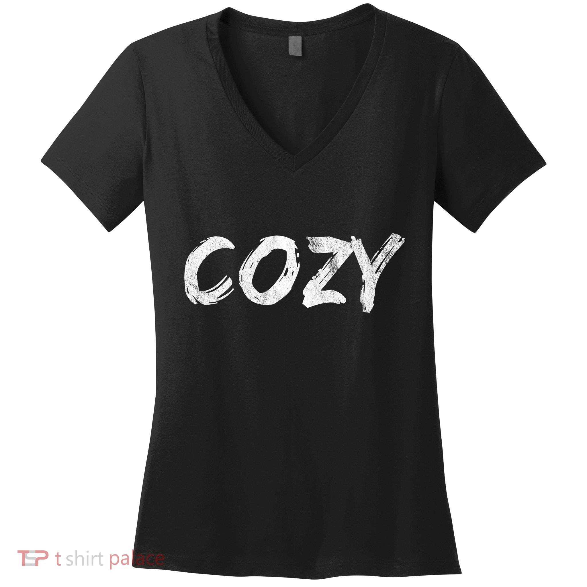 Cozy Word Women's V-Neck T-Shirt