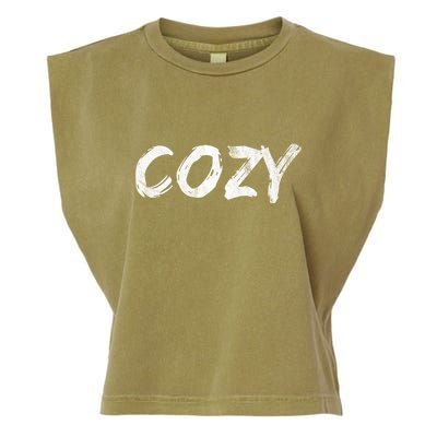 Cozy Word Garment-Dyed Women's Muscle Tee