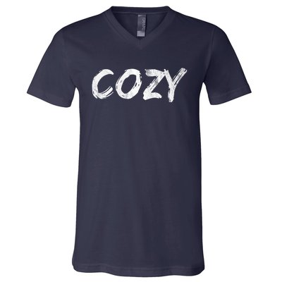 Cozy Word V-Neck T-Shirt