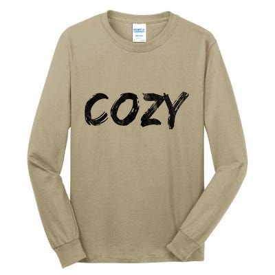 Cozy Word Tall Long Sleeve T-Shirt