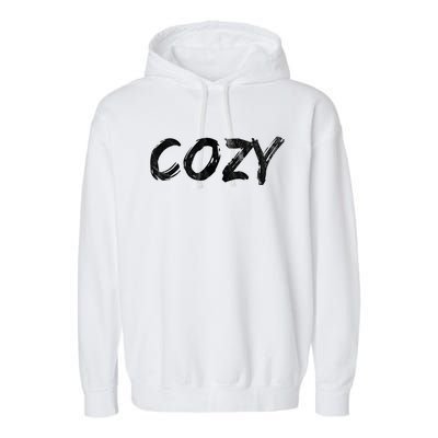 Cozy Word Garment-Dyed Fleece Hoodie