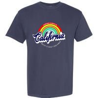 California West Coast Dreamin Retro Rainbow Garment-Dyed Heavyweight T-Shirt