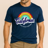 California West Coast Dreamin Retro Rainbow Performance Shirt