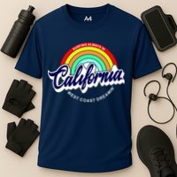 California West Coast Dreamin Retro Rainbow Performance Shirt