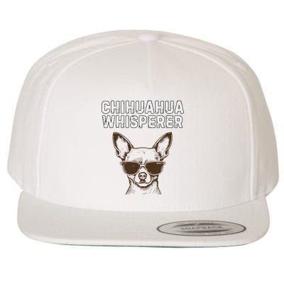 Chihuahua Whisperer Wool Snapback Cap