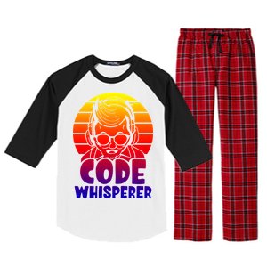 Code Whisperer Coding Coder Programming Code It Programmer Funny Gift Raglan Sleeve Pajama Set