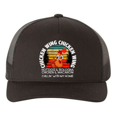 Chicken Wing Chicken Wing Hot Dog Bologna Macaroni Yupoong Adult 5-Panel Trucker Hat