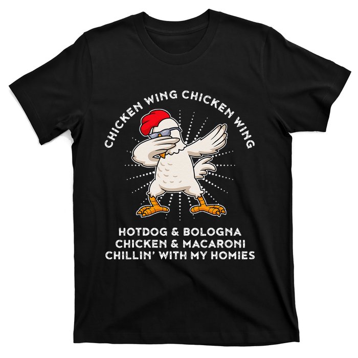 Chicken Wing Chicken Wing Song Lyric Hot Dog Bologna T-Shirt