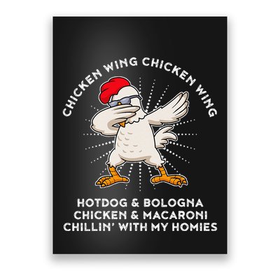 Chicken Wing Chicken Wing Song Lyric Hot Dog Bologna Poster