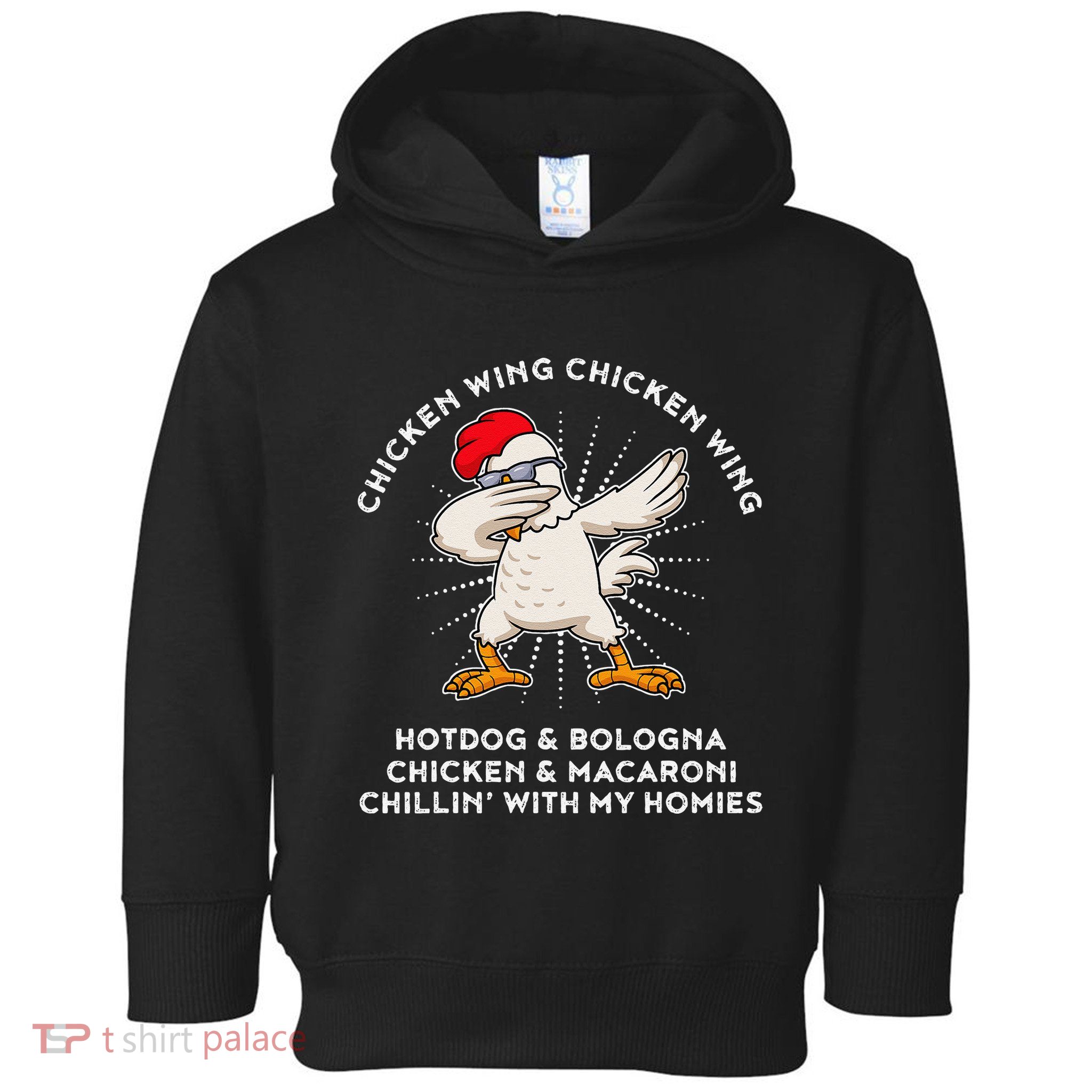 Chicken Wing Chicken Wing Song Lyric Hot Dog Bologna Toddler Hoodie
