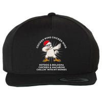 Chicken Wing Chicken Wing Song Lyric Hot Dog Bologna Wool Snapback Cap