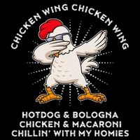 Chicken Wing Chicken Wing Song Lyric Hot Dog Bologna Wool Snapback Cap