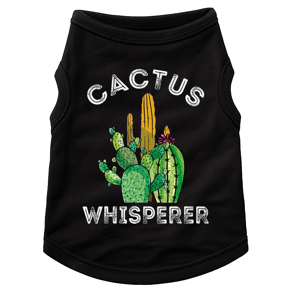 Cactus Whisperer Cacti Gardener Succulent Garden Plants Doggie Tank