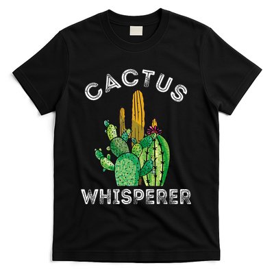 Cactus Whisperer Cacti Gardener Succulent Garden Plants T-Shirt