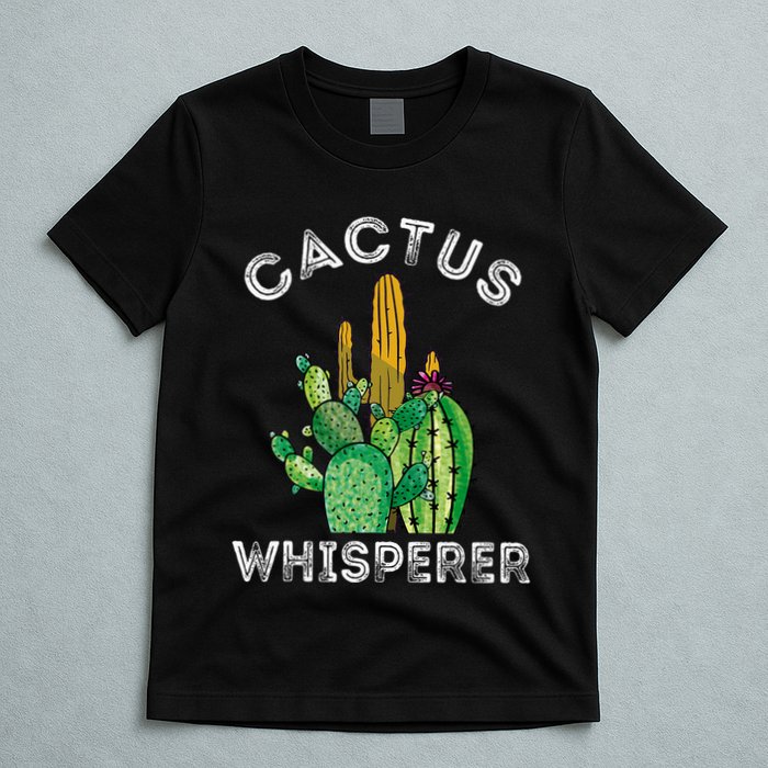 Cactus Whisperer Cacti Gardener Succulent Garden Plants T-Shirt