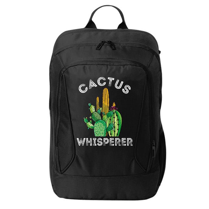 Cactus Whisperer Cacti Gardener Succulent Garden Plants City Backpack