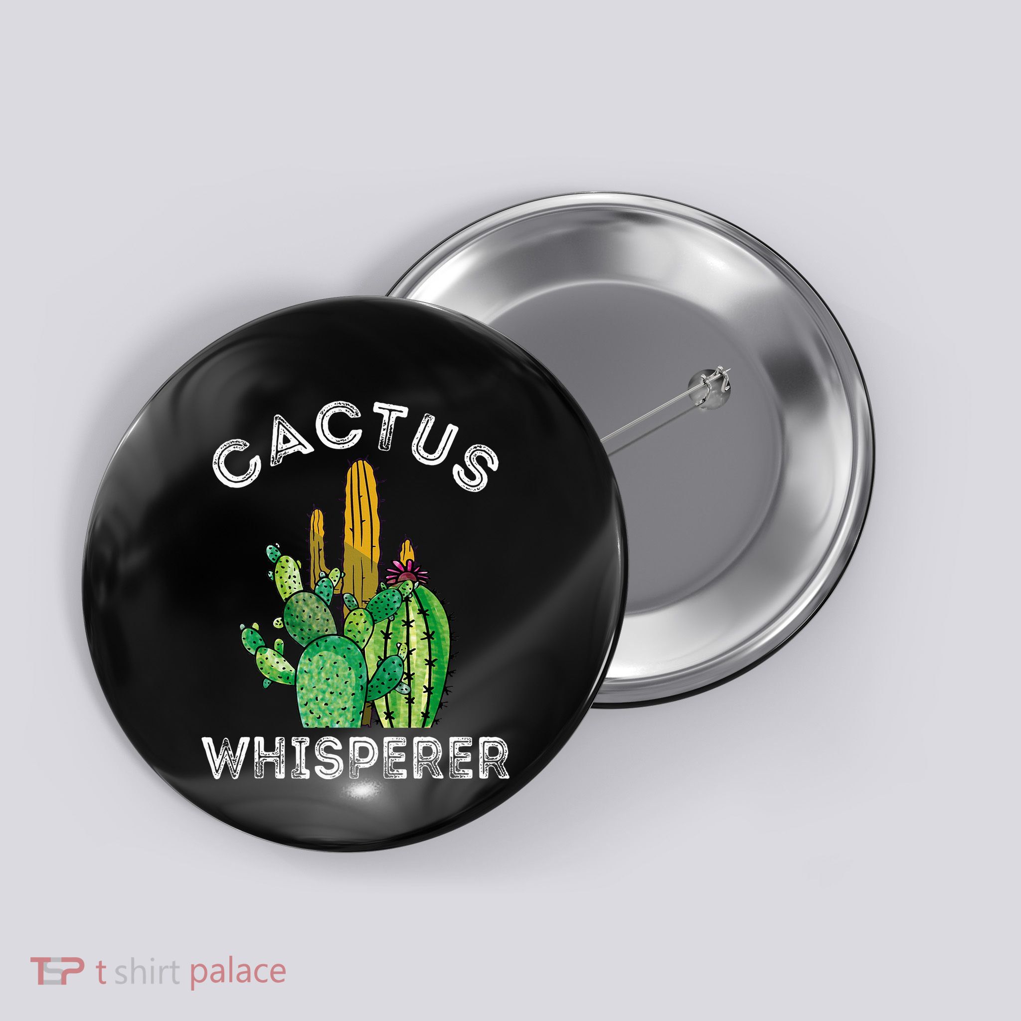 Cactus Whisperer Cacti Gardener Succulent Garden Plants Button