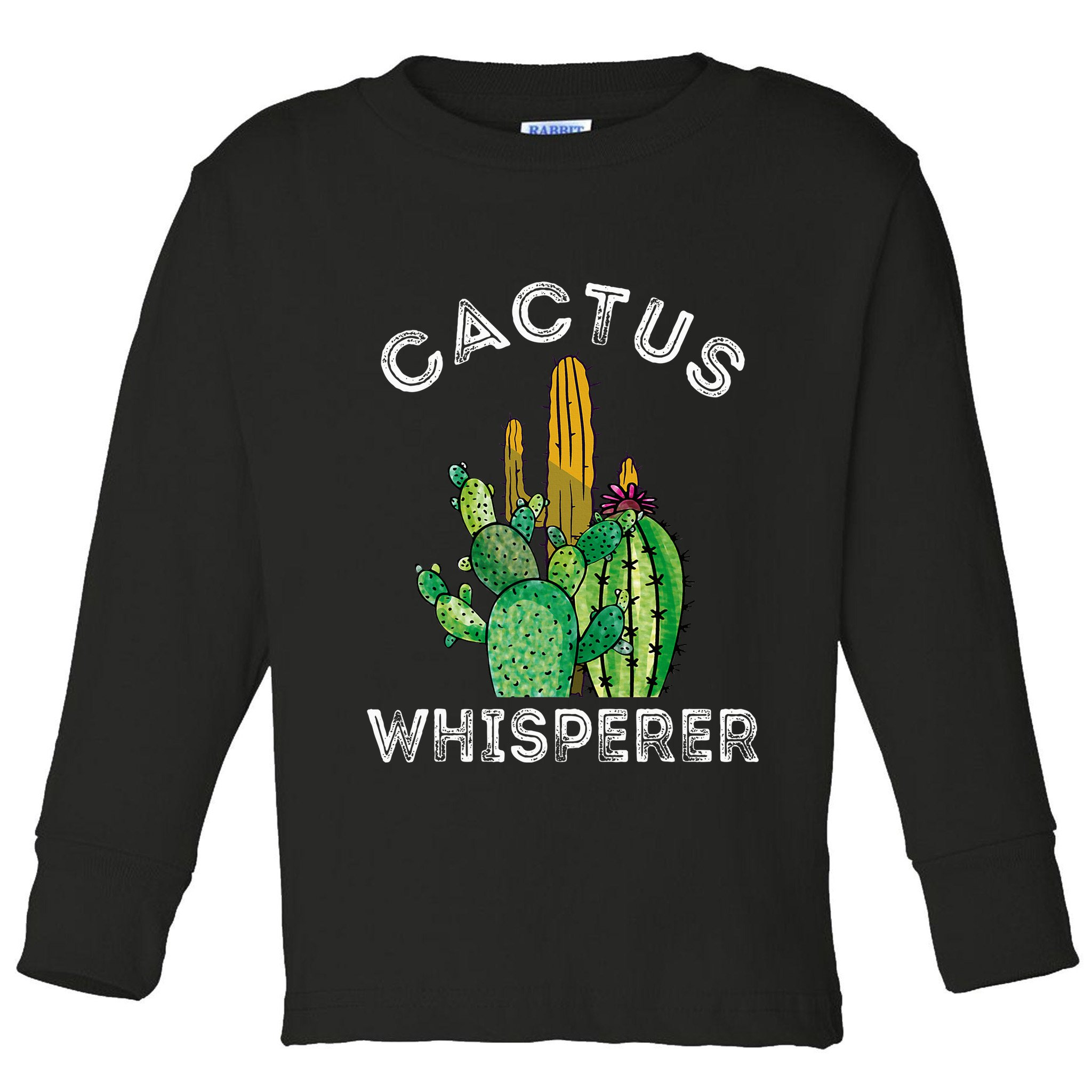 Cactus Whisperer Cacti Gardener Succulent Garden Plants Toddler Long Sleeve Shirt
