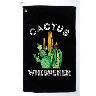 Cactus Whisperer Cacti Gardener Succulent Garden Plants Golf Towel