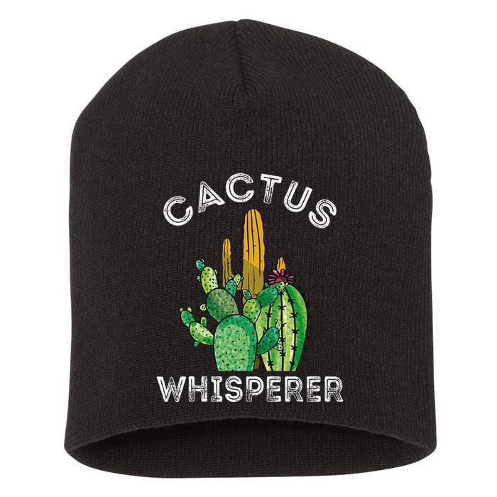 Cactus Whisperer Cacti Gardener Succulent Garden Plants Short Acrylic Beanie