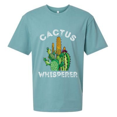 Cactus Whisperer Cacti Gardener Succulent Garden Plants Sueded Cloud Jersey T-Shirt