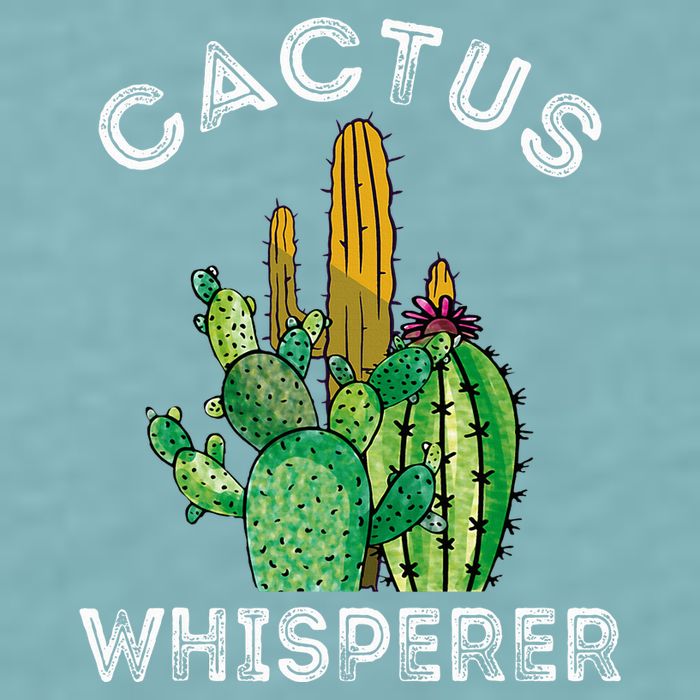 Cactus Whisperer Cacti Gardener Succulent Garden Plants Sueded Cloud Jersey T-Shirt