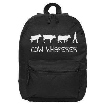 Cow Whisperer 16 in Basic Backpack
