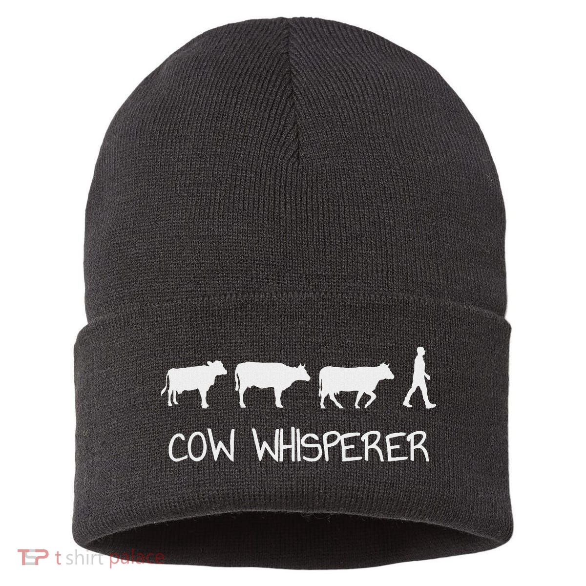 Cow Whisperer Sustainable Knit Beanie